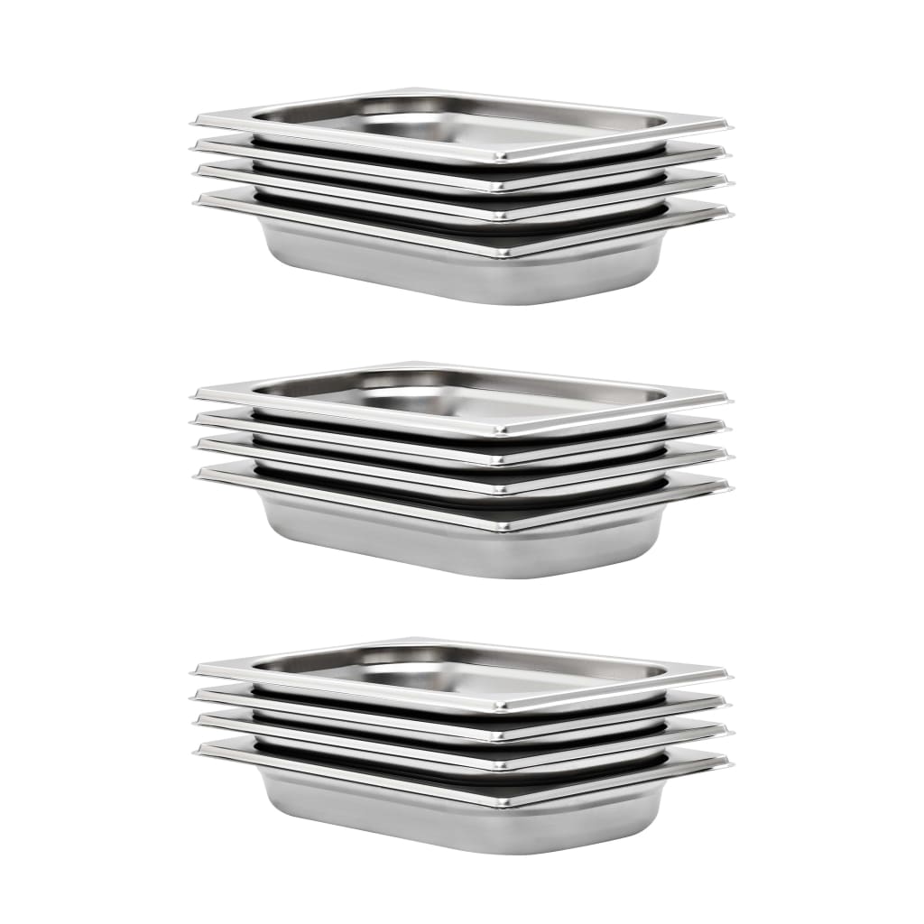 gastronorm beholder 12 stk. GN 1/4 40 mm rustfrit stål