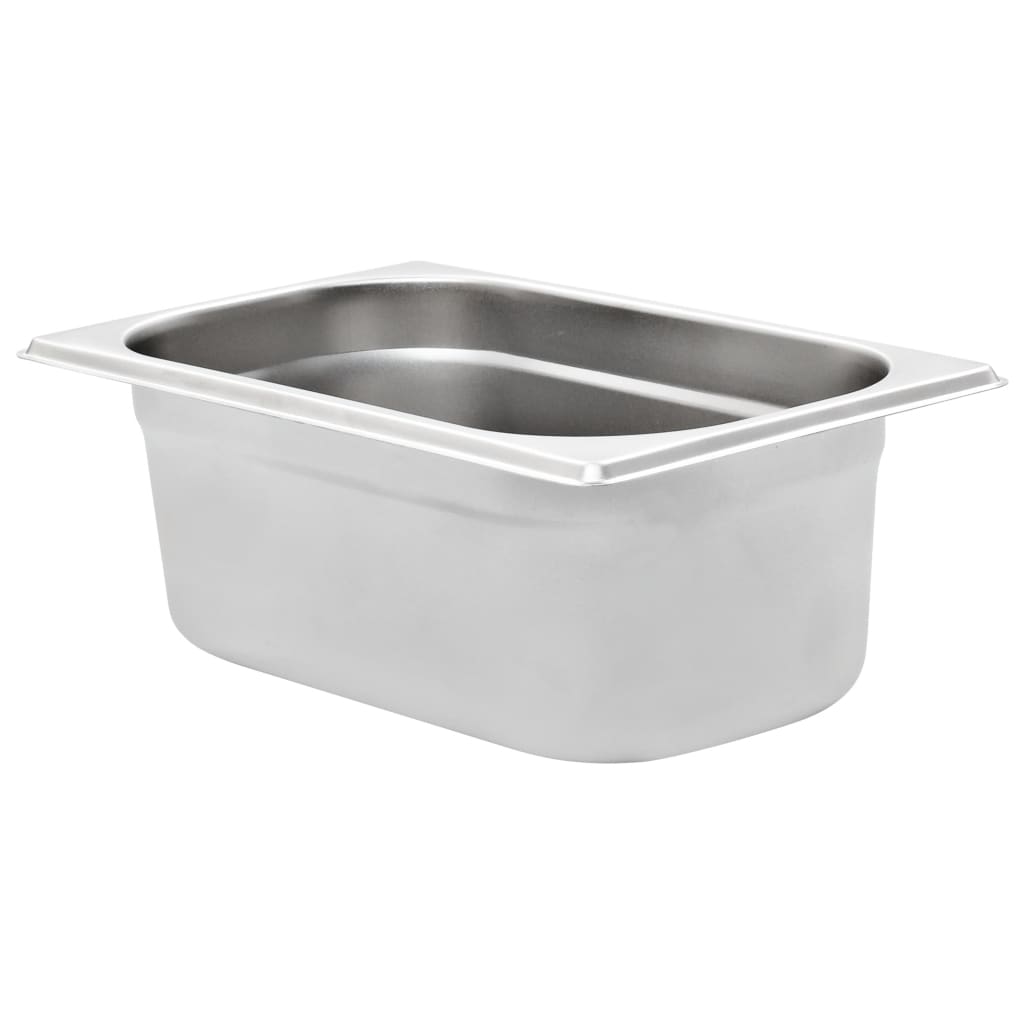 gastronorm beholder 8 stk. GN 1/4 100 mm rustfrit stål