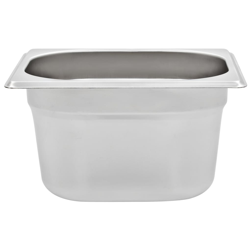 gastronorm beholder 12 stk. GN 1/6 100 mm rustfrit stål