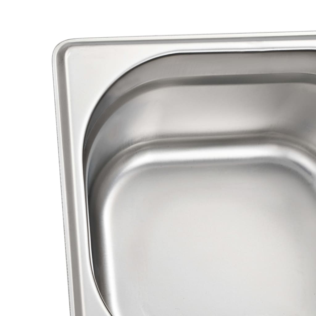 gastronorm beholder 12 stk. GN 1/6 100 mm rustfrit stål
