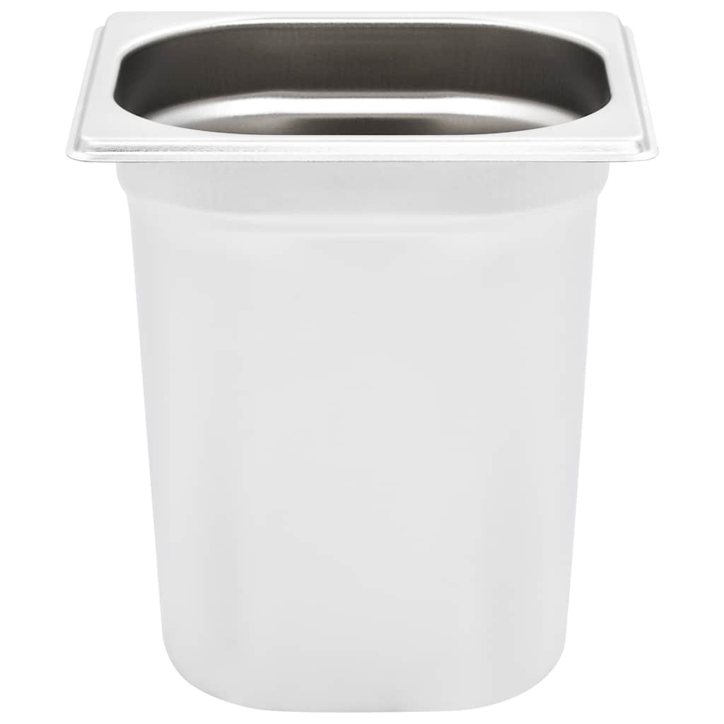 gastronorm beholder 8 stk. GN 1/6 200 mm rustfrit stål