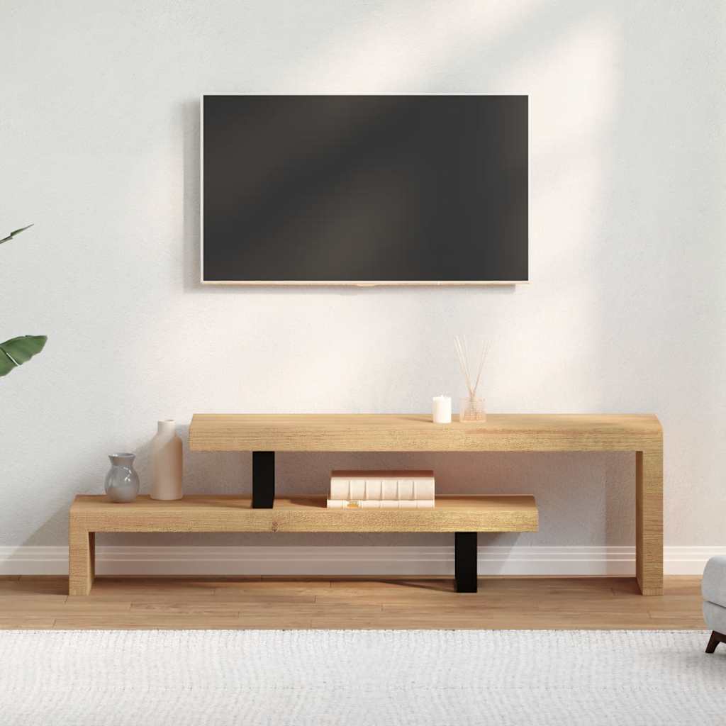 tv-bord massivt mangotræ