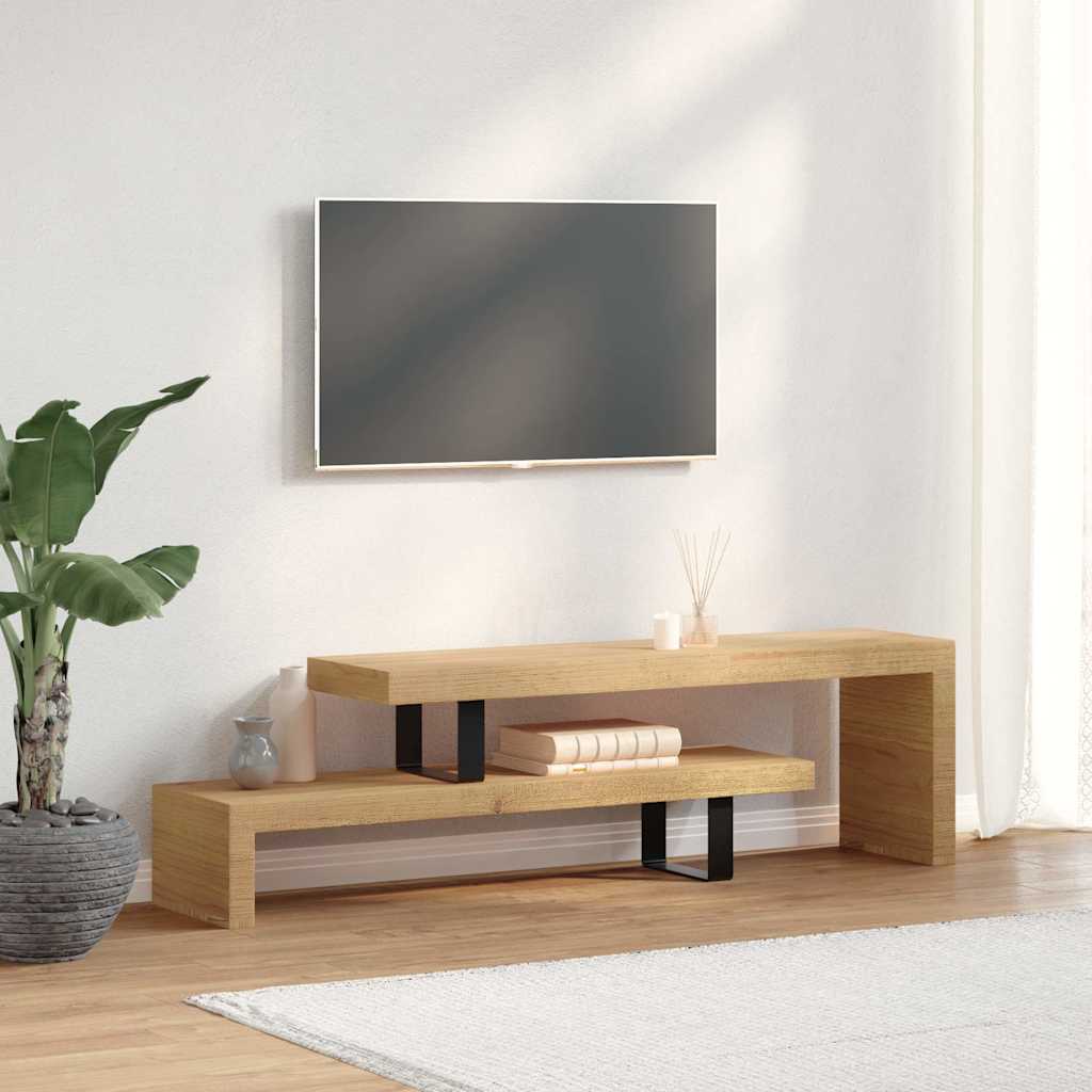 tv-bord massivt mangotræ