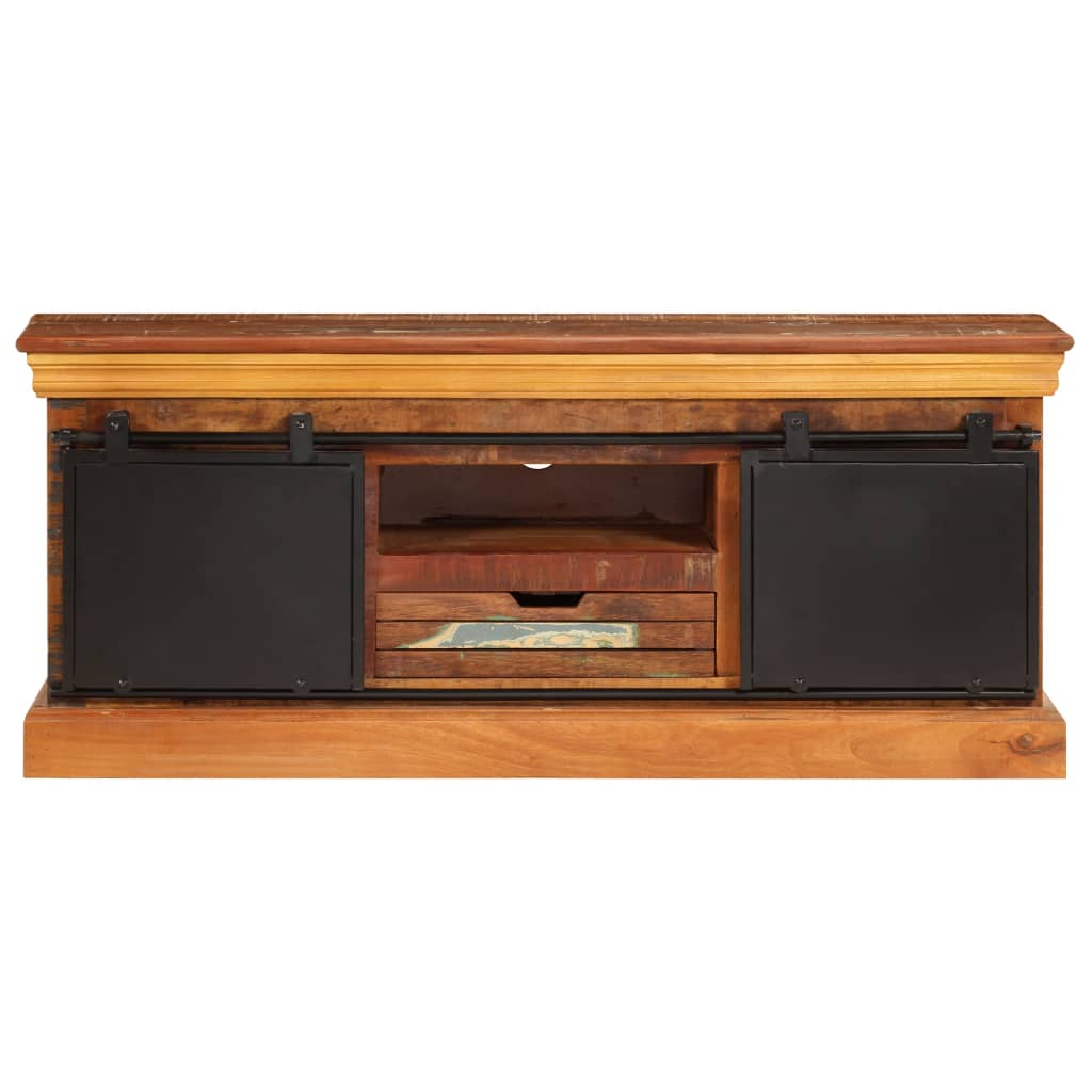 tv-skab 110x30x45 cm massivt genbrugstræ