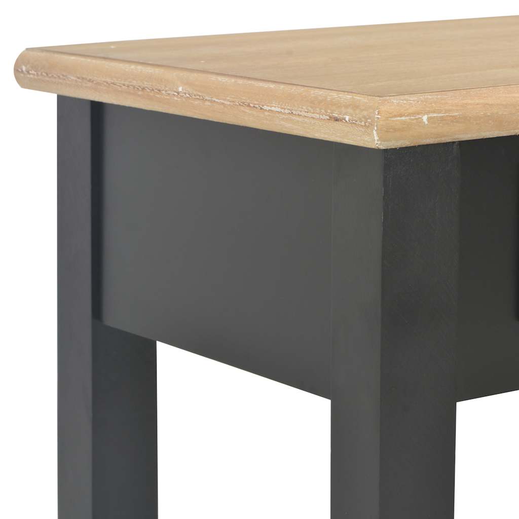 konsolbord 110 x 35 x 80 cm træ sort