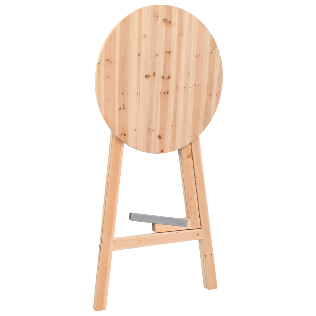 sammenfoldeligt barbord 78 cm grantræ