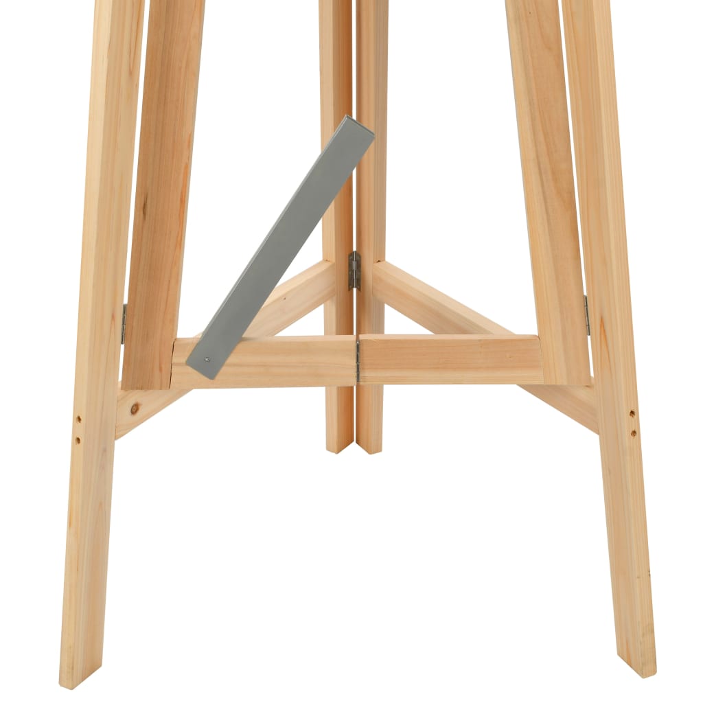 sammenfoldeligt barbord 78 cm grantræ