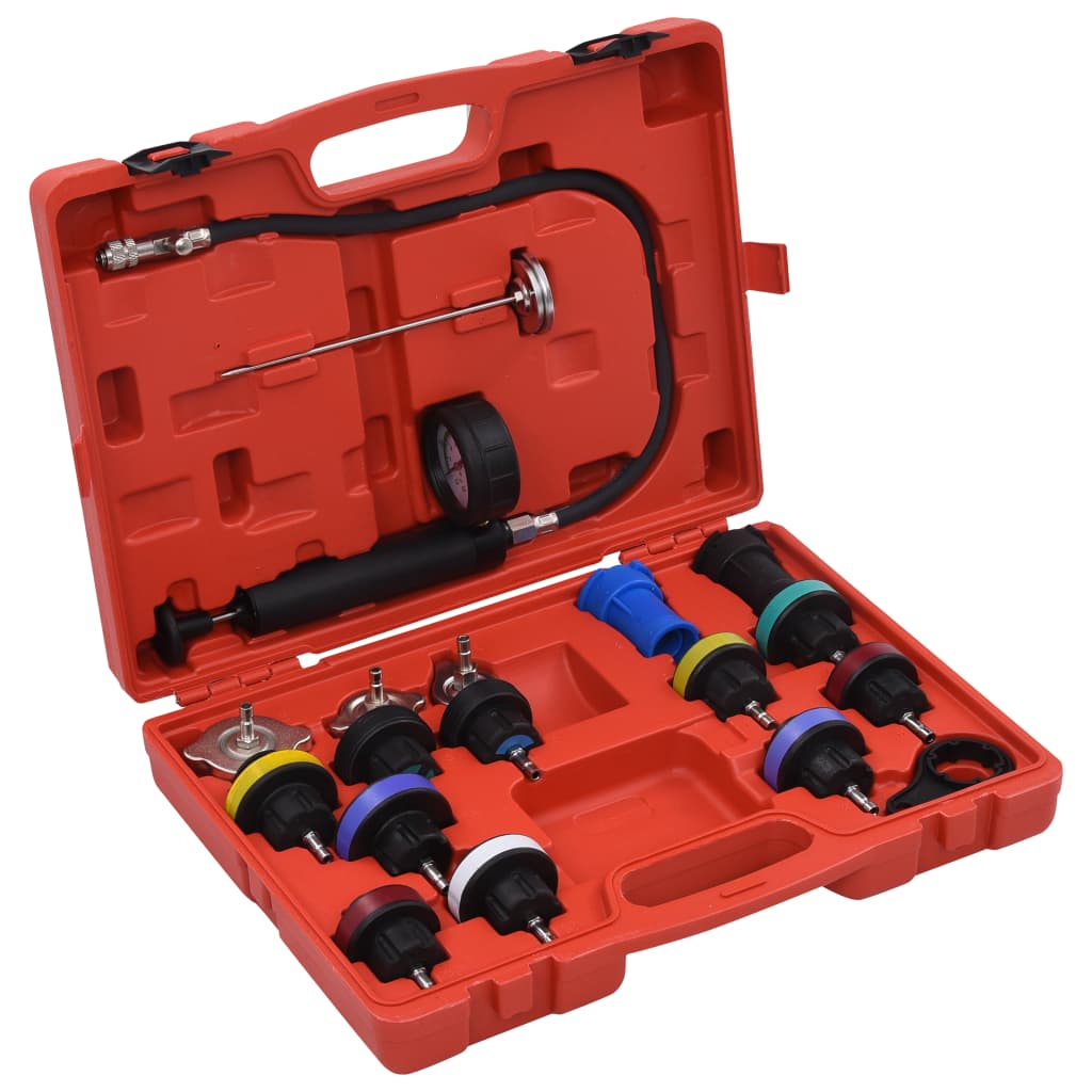 testsæt til kølertryk 18 dele