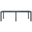 havebord 220 x 90 x 72 cm plastik rattanlook antracitgrå
