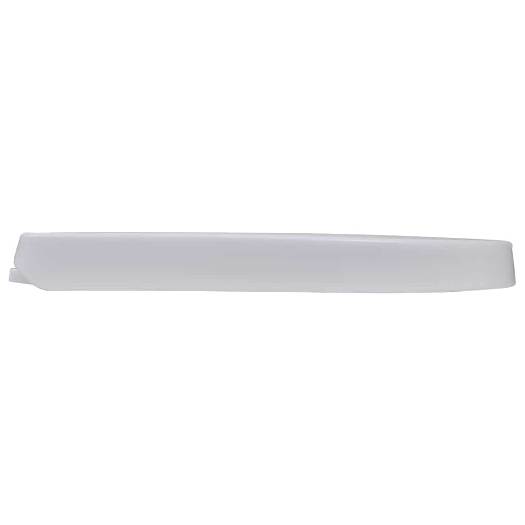 toiletsæder med soft close-låg 2 stk. plastik hvid