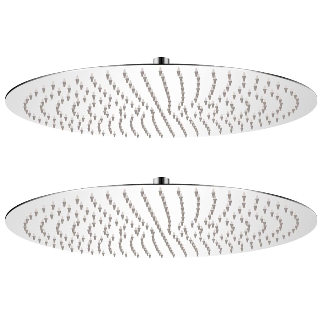 brusehoveder rainshower-funktion 2 stk. rustfrit stål Ø 50 cm