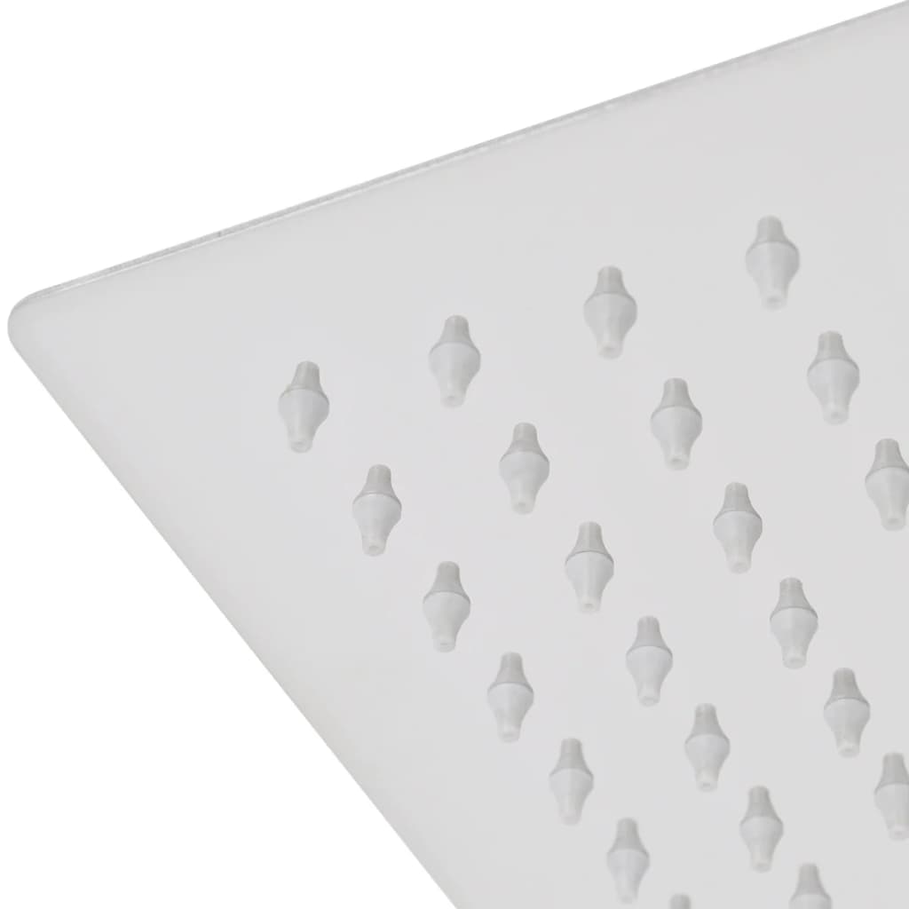 bruserhoveder rainshower 2 stk. rustfrit stål 20 x 20 cm