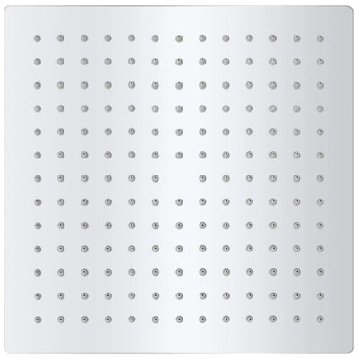 brusehoved rainshower-funktion 2 stk. rustfrit stål 25 x 25 cm
