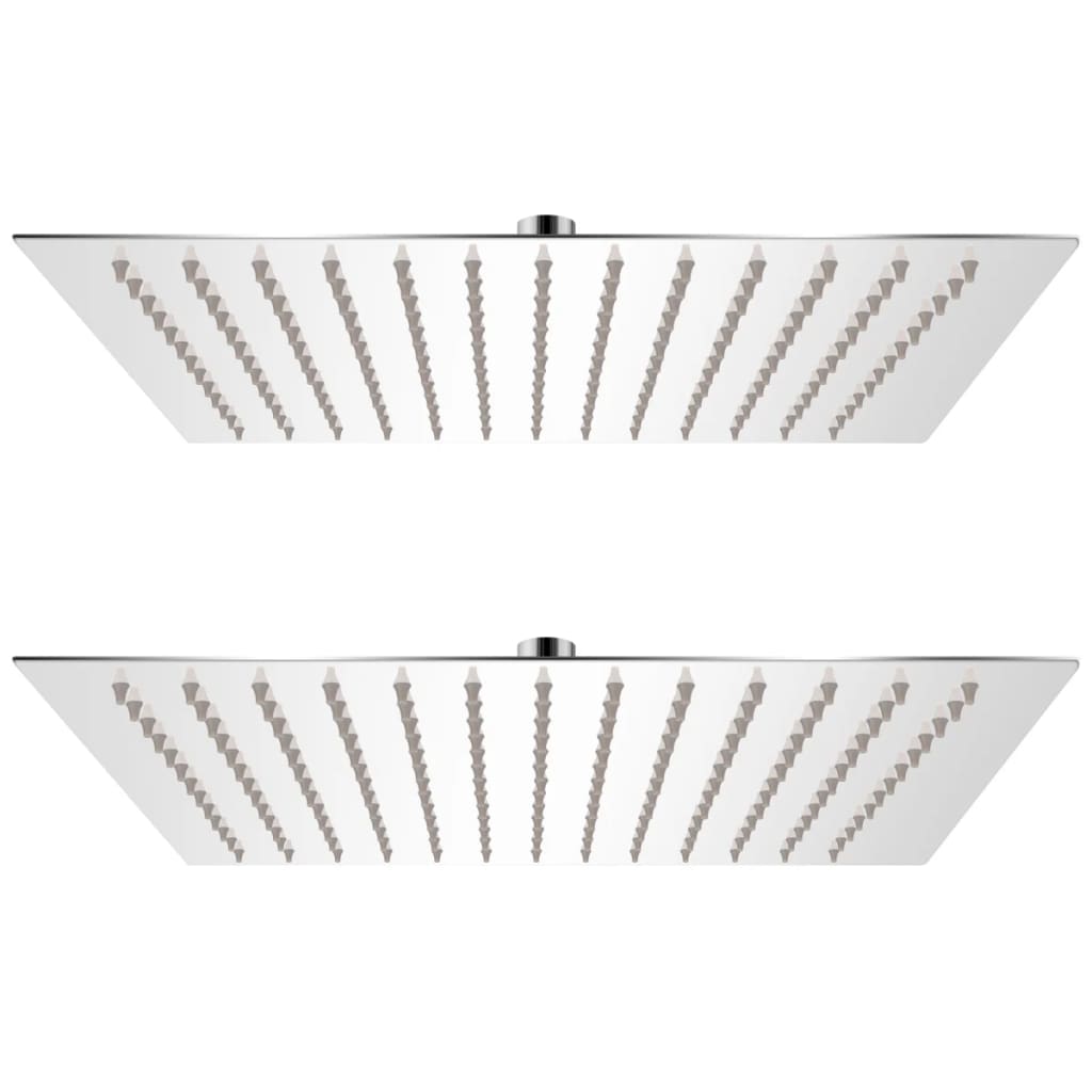 brusehoved rainshower-funktion 2 stk. rustfrit stål 30 x 30 cm