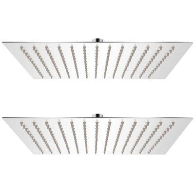 brusehoved rainshower-funktion 2 stk. rustfrit stål 30 x 30 cm