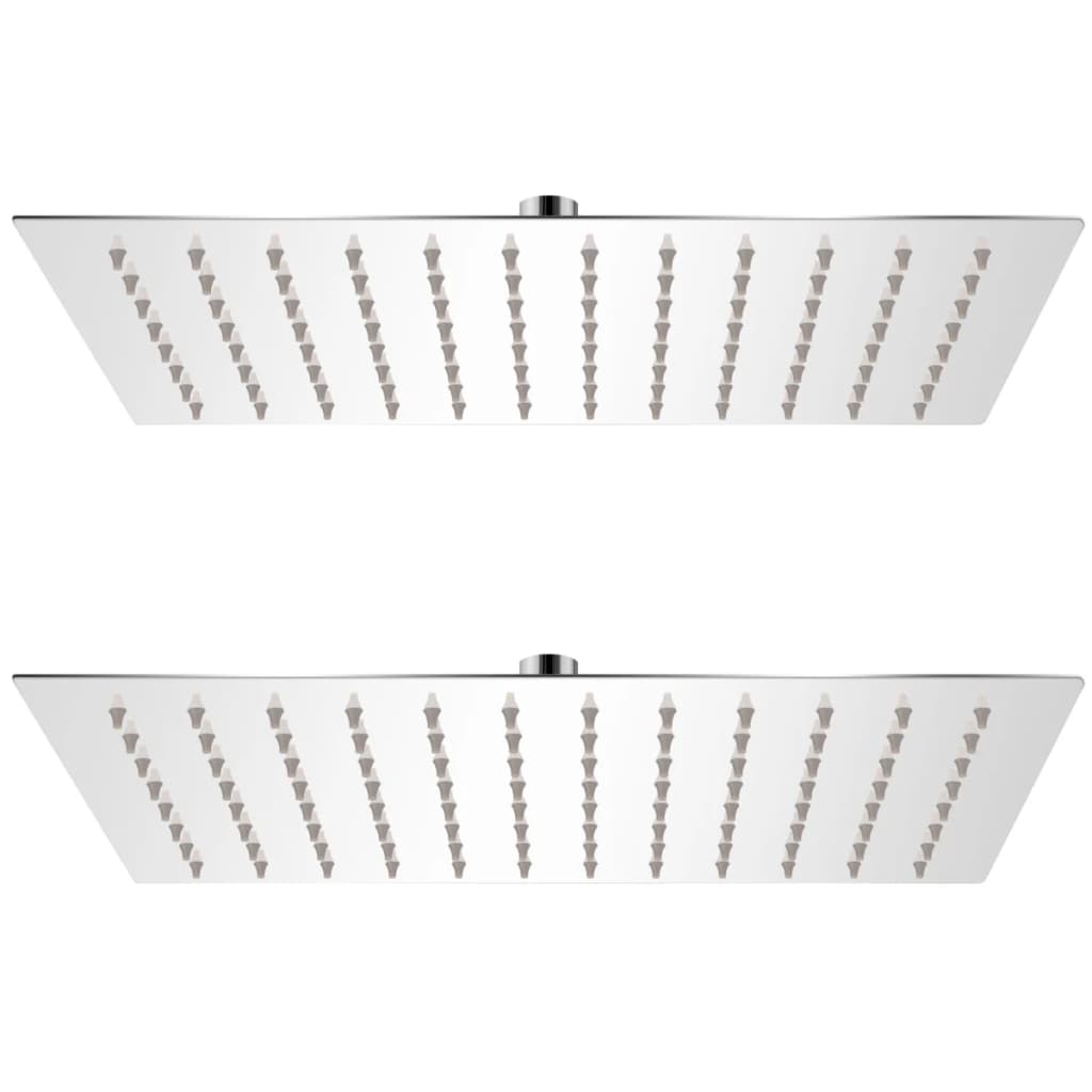 bruserhoveder rainshower-funktion 2 stk. rustfrit stål 20 x 30 cm