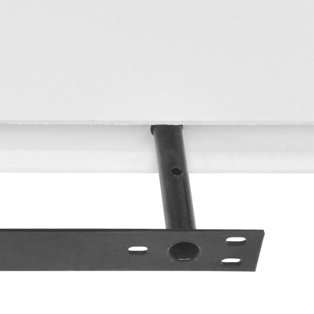 væghylder 4 stk. 80 cm hvid