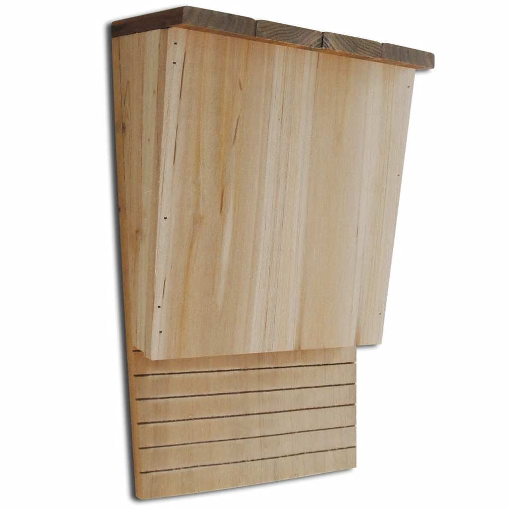 flagermuskasse 4 stk. træ 22 x 12 x 34 cm