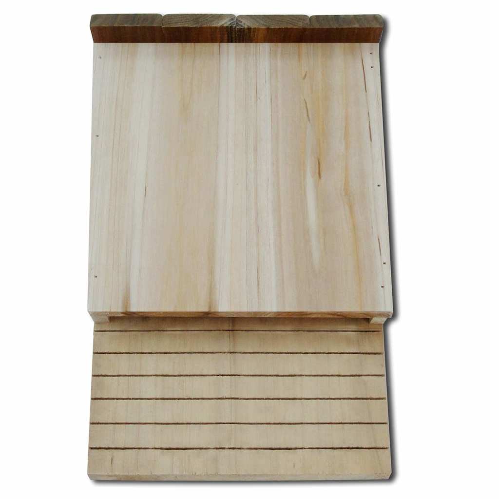 flagermuskasse 4 stk. træ 22 x 12 x 34 cm