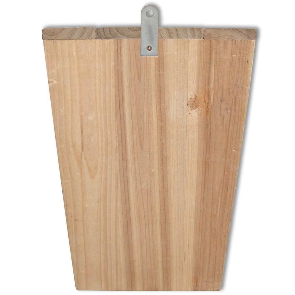 flagermuskasse 4 stk. træ 22 x 12 x 34 cm