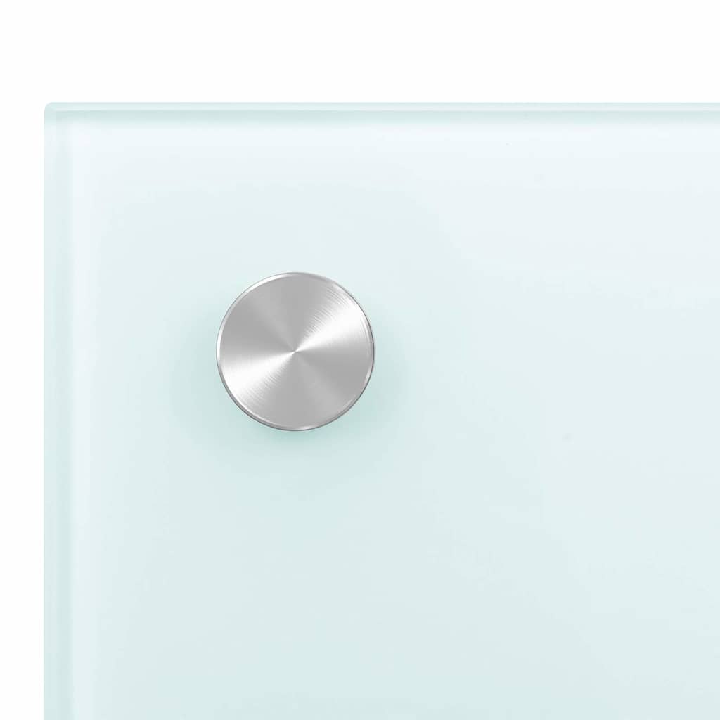 stænkplade 80x50 cm hærdet glas mælkeagtig