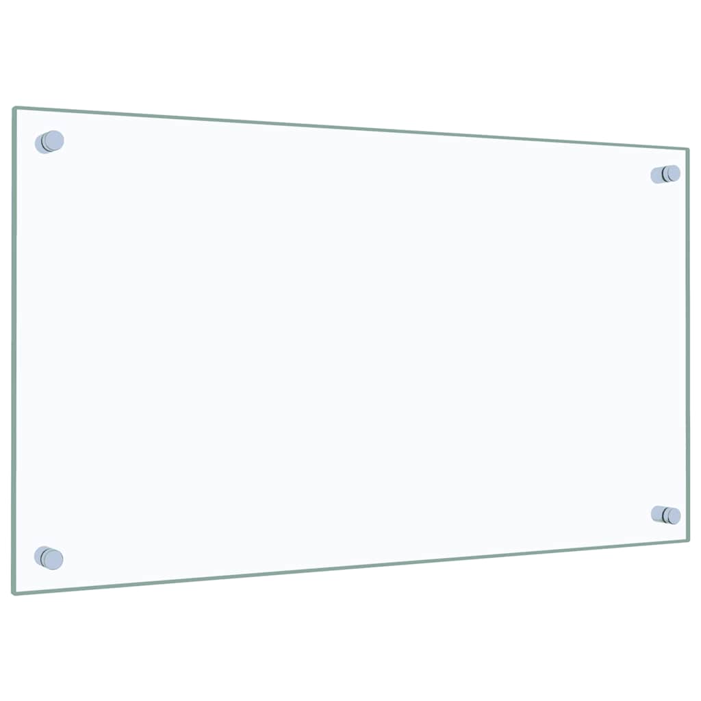 stænkplade 70x40 cm hærdet glas gennemsigtig