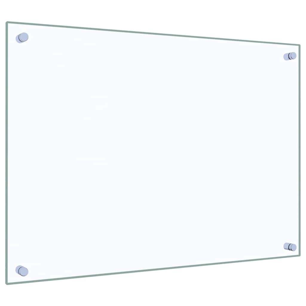 stænkplade 70x50 cm hærdet glas gennemsigtig