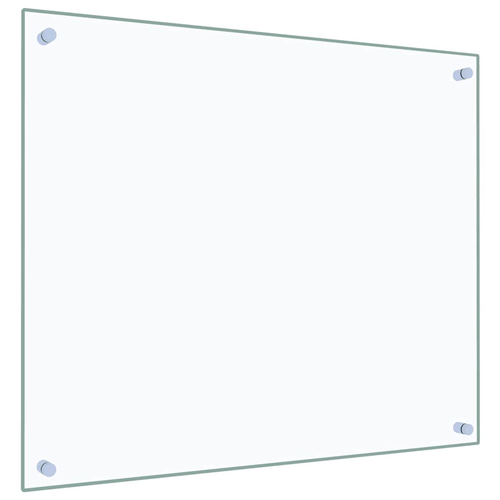 stænkplade 70x60 cm hærdet glas gennemsigtig