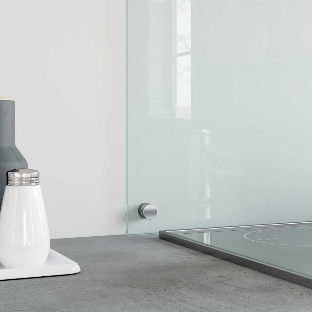 stænkplade 80x50 cm hærdet glas gennemsigtig