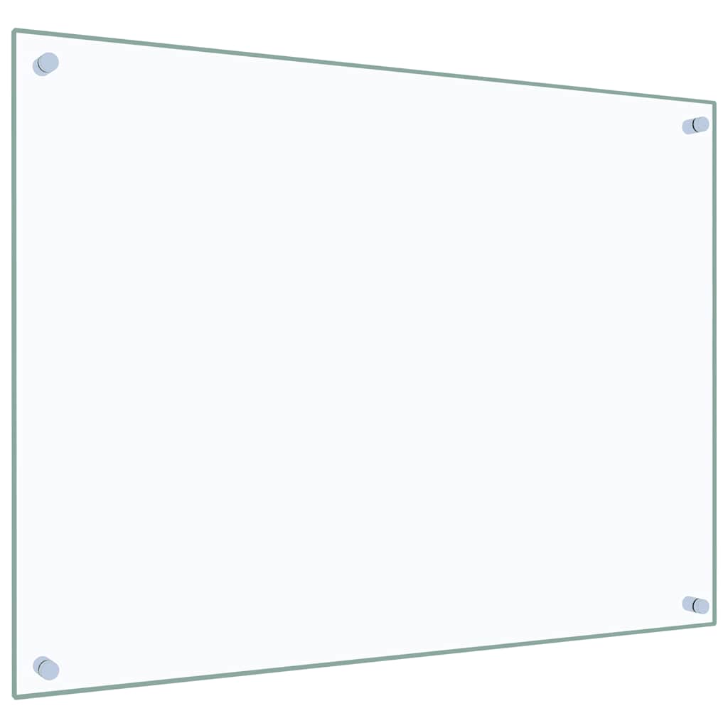 stænkplade 80x60 cm hærdet glas gennemsigtig