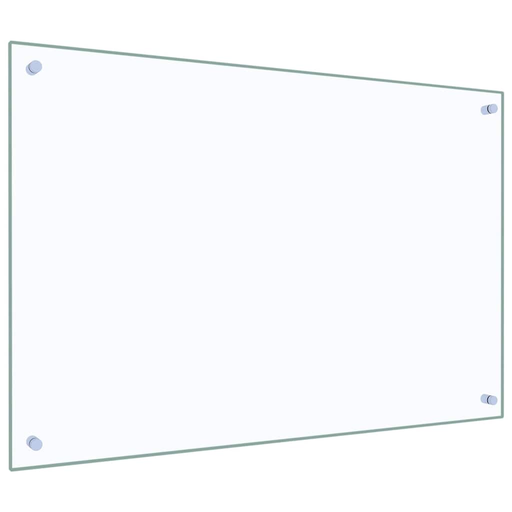 stænkplade 90x60 cm hærdet glas gennemsigtig