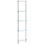 reol 5 hylder 30x30x130 hærdet glas transparent