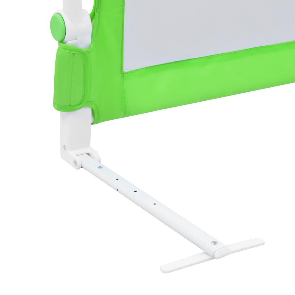 sengegelænder til barneseng 180 x 42 cm polyester grøn
