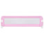 sengegelænder til barneseng 120 x 42 cm polyester pink