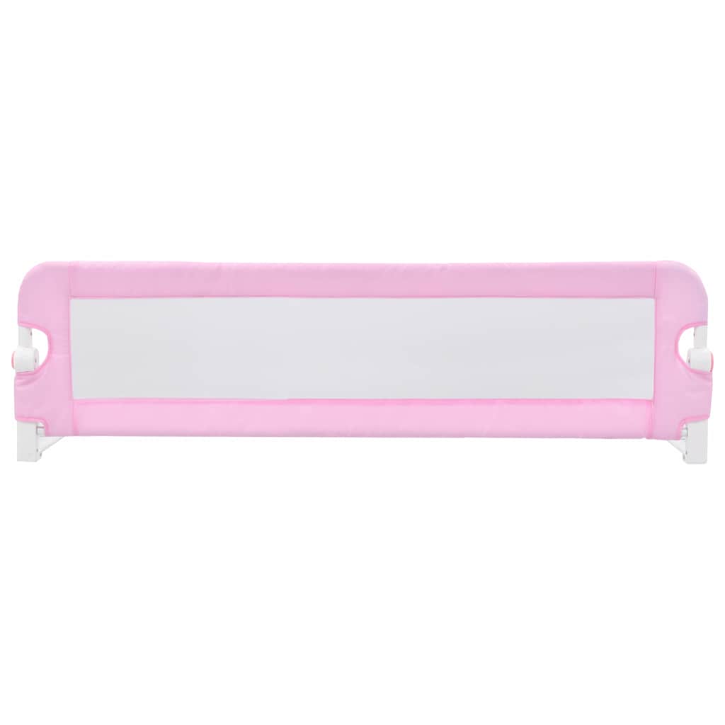 sengegelænder til barneseng 120 x 42 cm polyester pink