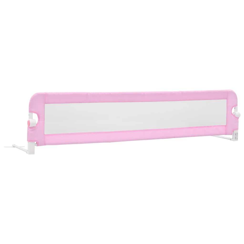 sengegelænder til barneseng 180 x 42 cm polyester pink