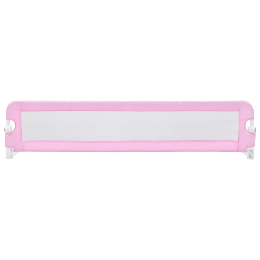 sengegelænder til barneseng 180 x 42 cm polyester pink