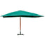 hængeparasol Melia 300x400 cm grøn