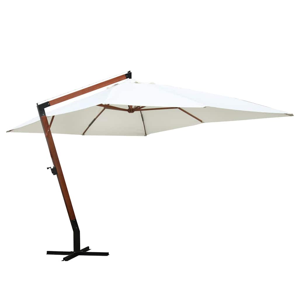 parasol 300x400 cm hvid