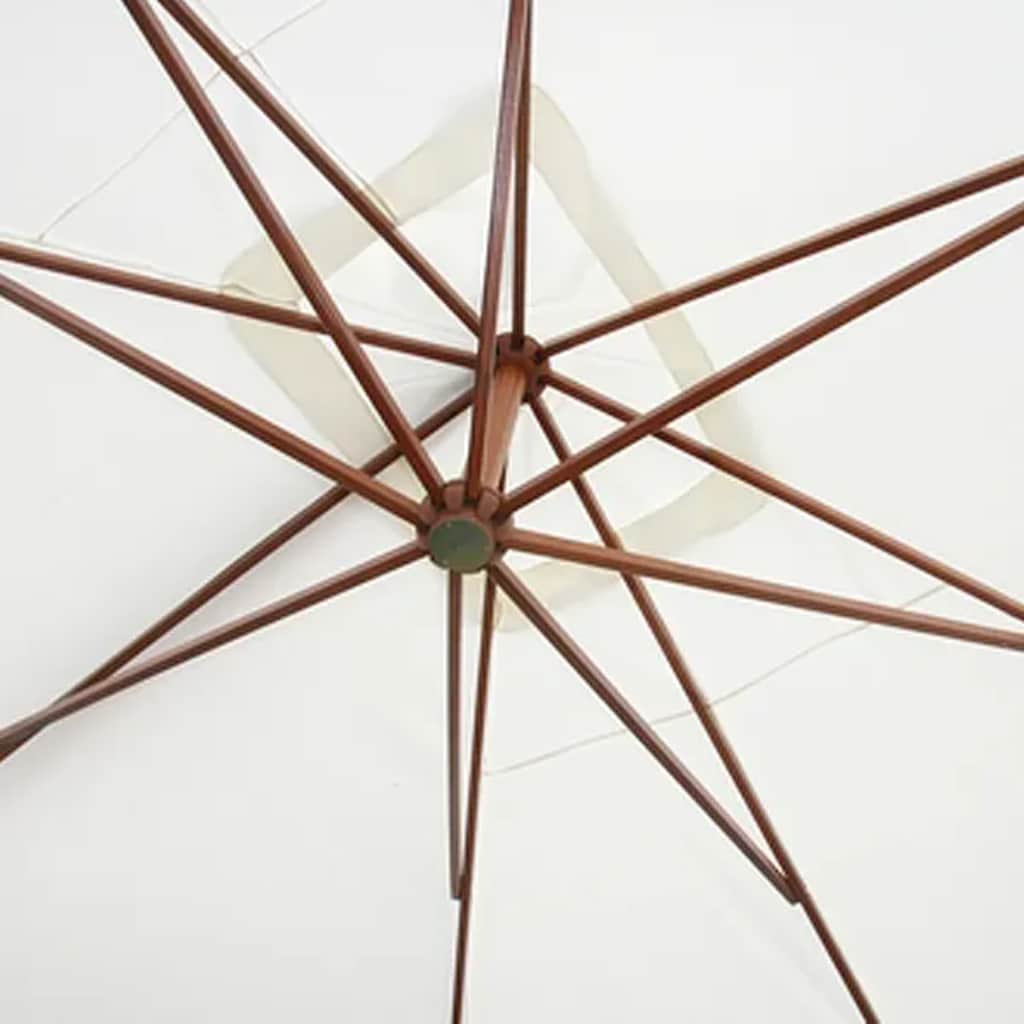 parasol 300x400 cm hvid
