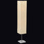 standerlampe med stålfod 135 cm beige