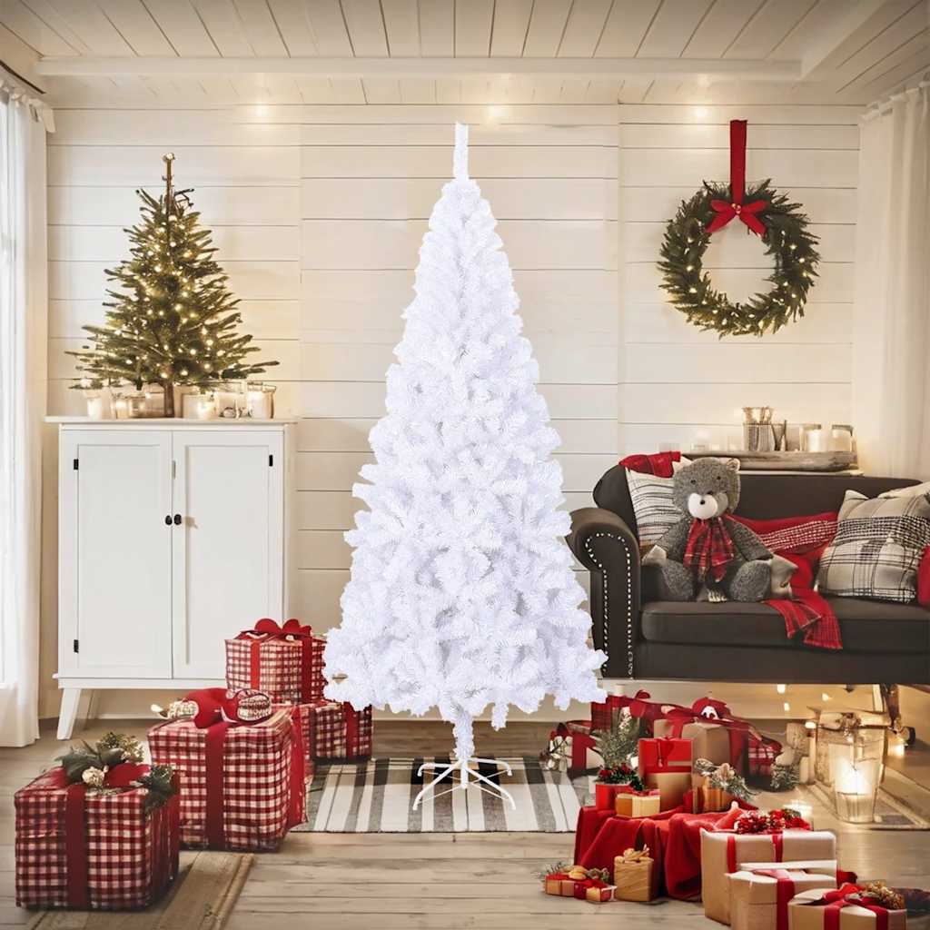 kunstigt juletræ med juletræsfod 180 cm 620 grene