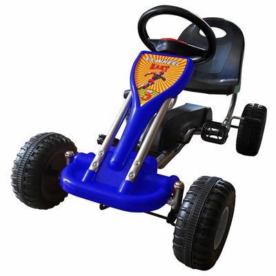 pedal-gokart blå