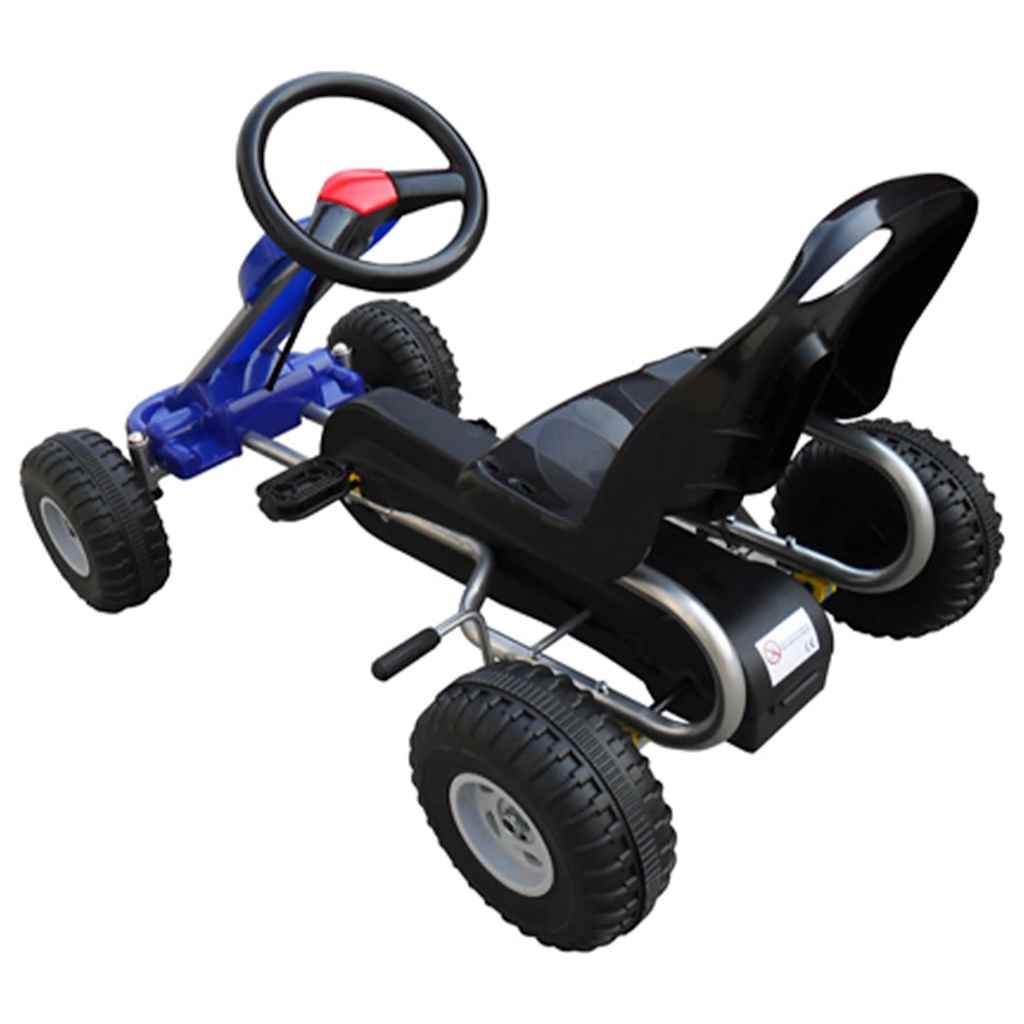 pedal-gokart blå