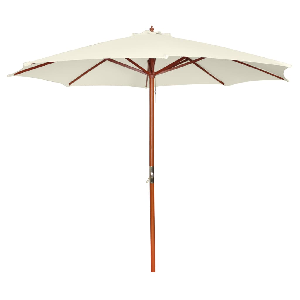 parasol 300x258 cm sandhvid
