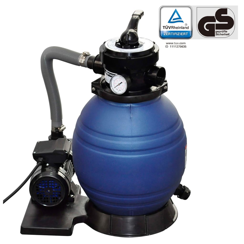 sandfilterpumpe 400 W 11000 l/t