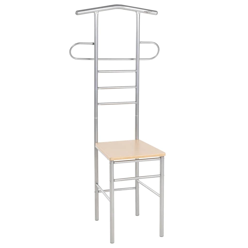 stumtjener med stol 2 stk. metal