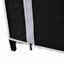 foldeklædeskab 110 x 45 x 175 cm sort