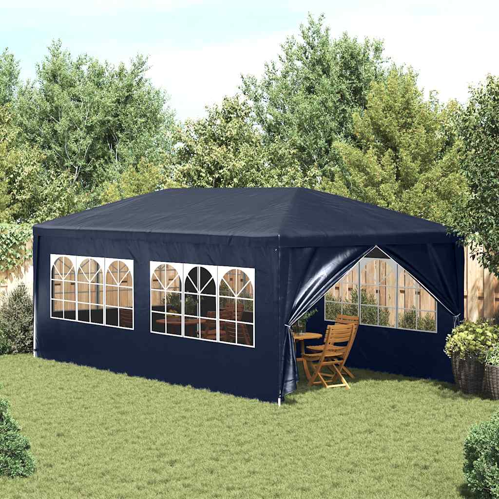 festtelt 3 x 6 m blå
