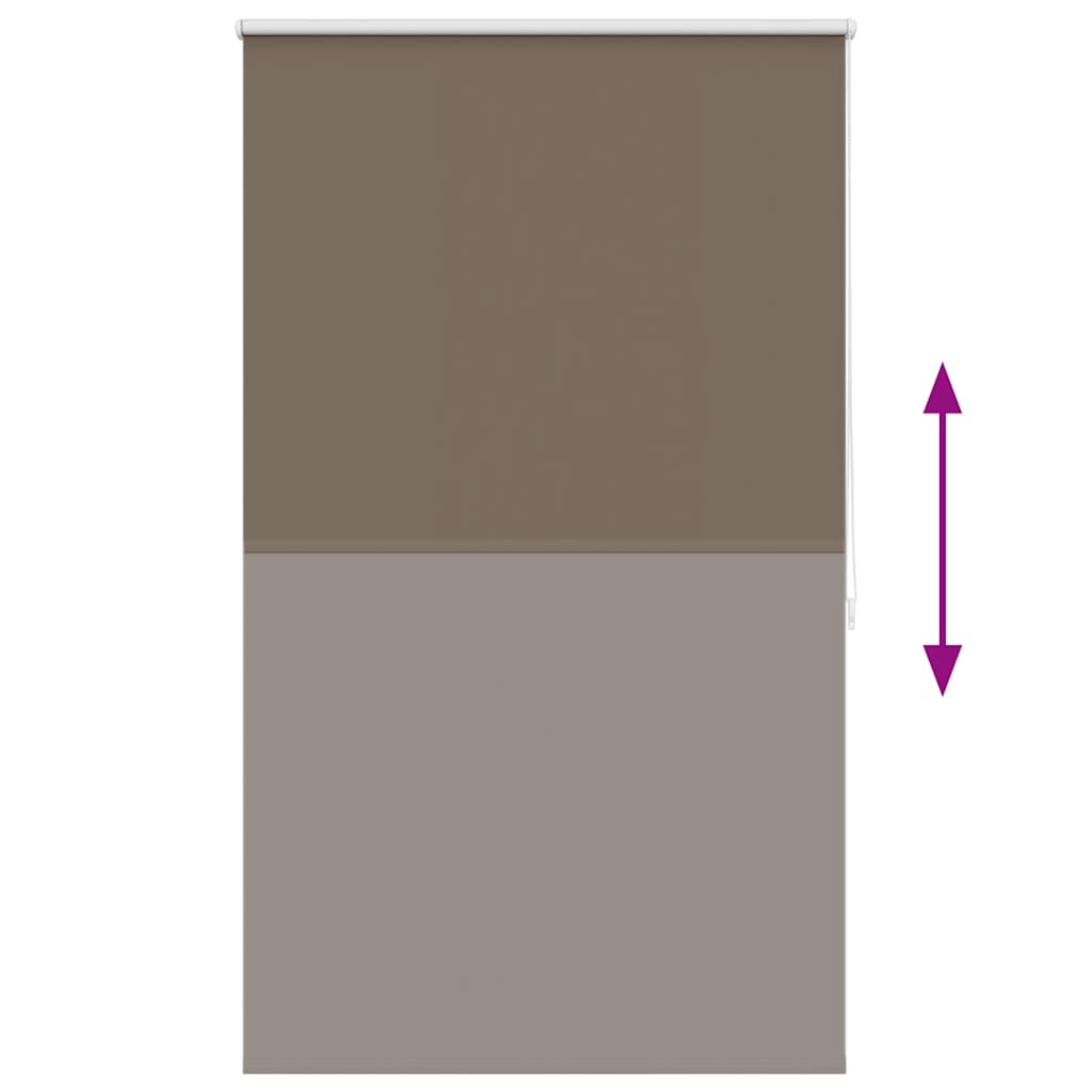 rullegardin mørklægning 124,4x175 cm stofbredde 120 cm kaffe